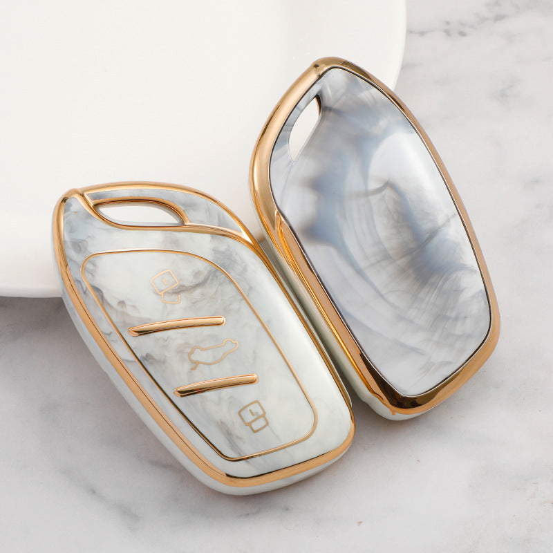 MG Case Gold Inlaid With Jade