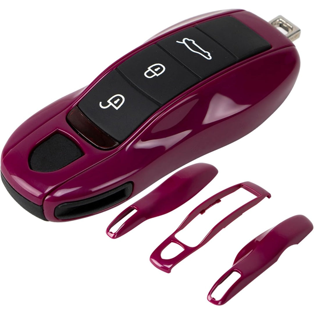 Coque de remplacement pour clé Porsche, 3 pièces, peinte 