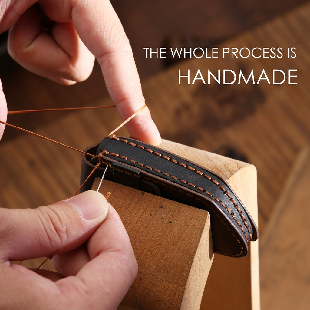 Étui en cuir pour clé de voiture Jeep à 5 ou 6 boutons