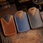 Étui en cuir pour clé de voiture Jeep à 5 ou 6 boutons