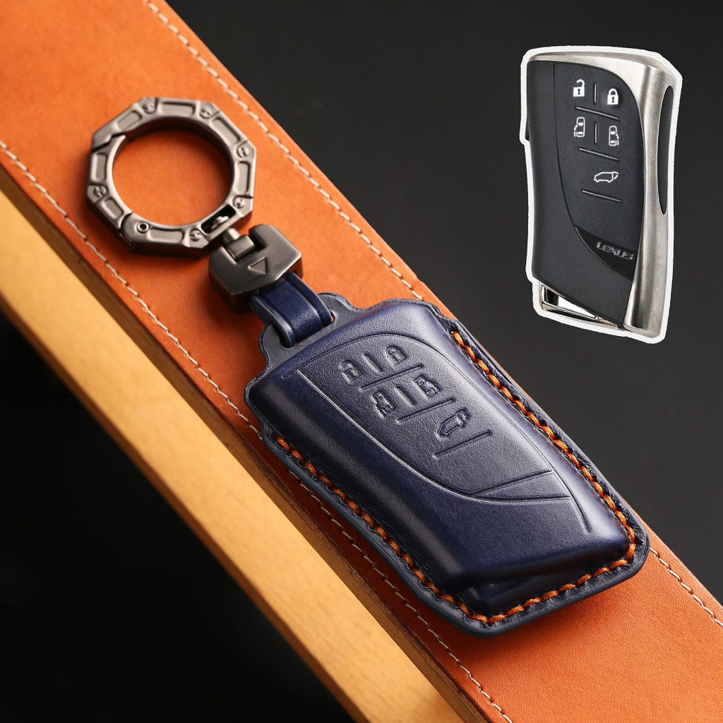 Luxury Lexus Key Fob Case - Handmade Genuine Leather Protector Cover |Fits All Models