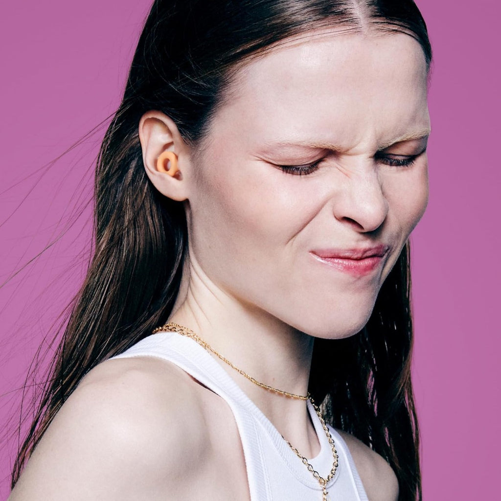 Carsine Ear Plugs – Ultra-Comfy Reusable 24dB (SNR) Noise-Reducing Earplugs for Sleep, Deep Focus, Travel, Noise Sensitivity, Flexible Hearing Protection, Customizable Fit Black