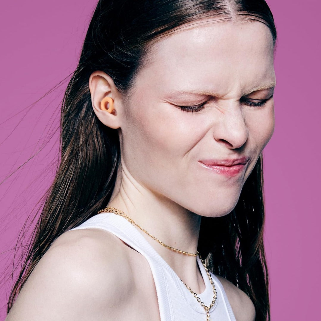 Carsine Ear Plugs – Ultra-Comfy Reusable 24dB (SNR) Noise-Reducing Earplugs for Sleep, Deep Focus, Travel, Noise Sensitivity, Flexible Hearing Protection, Customizable Fit Black