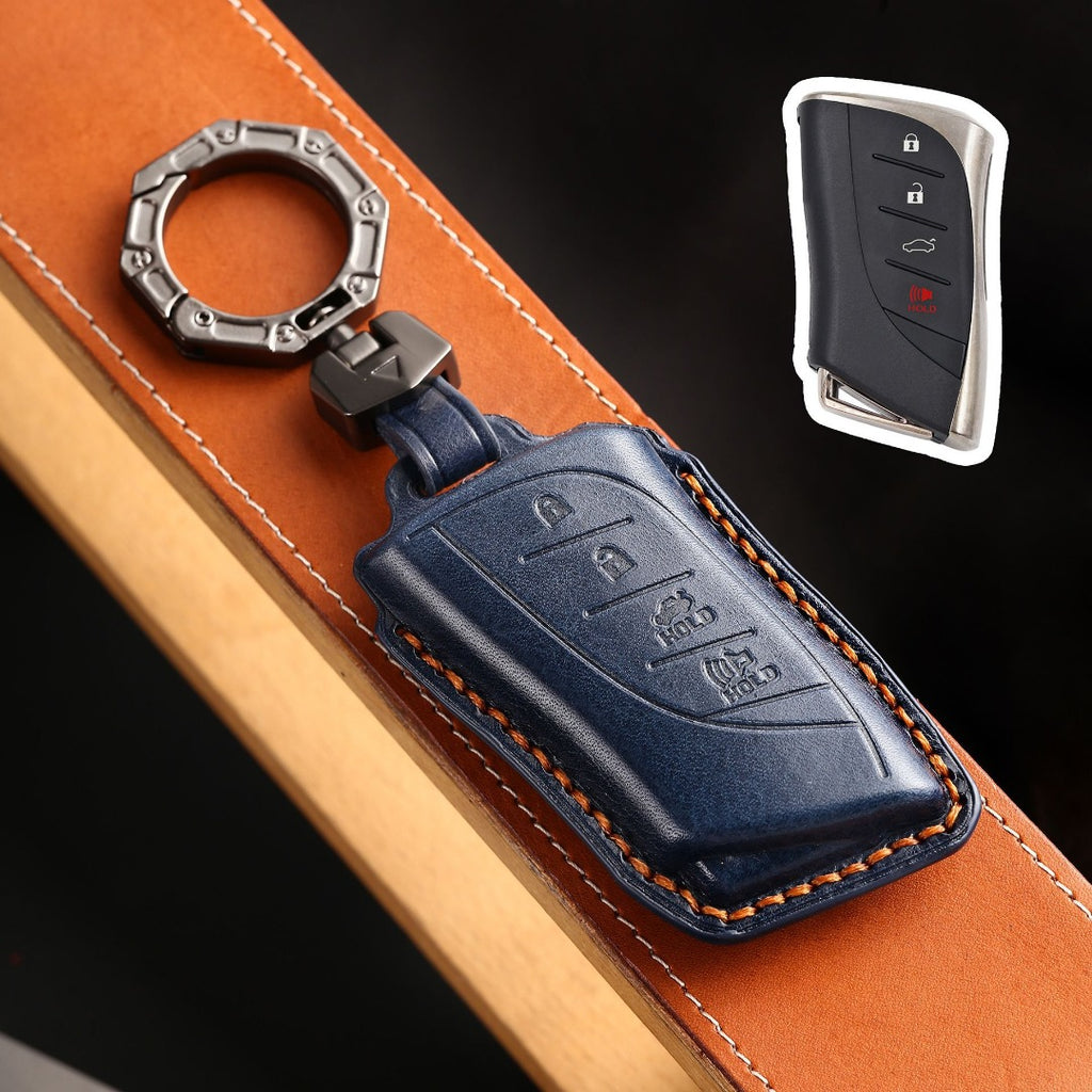 Luxury Lexus Key Fob Case - Handmade Genuine Leather Protector Cover |Fits All Models
