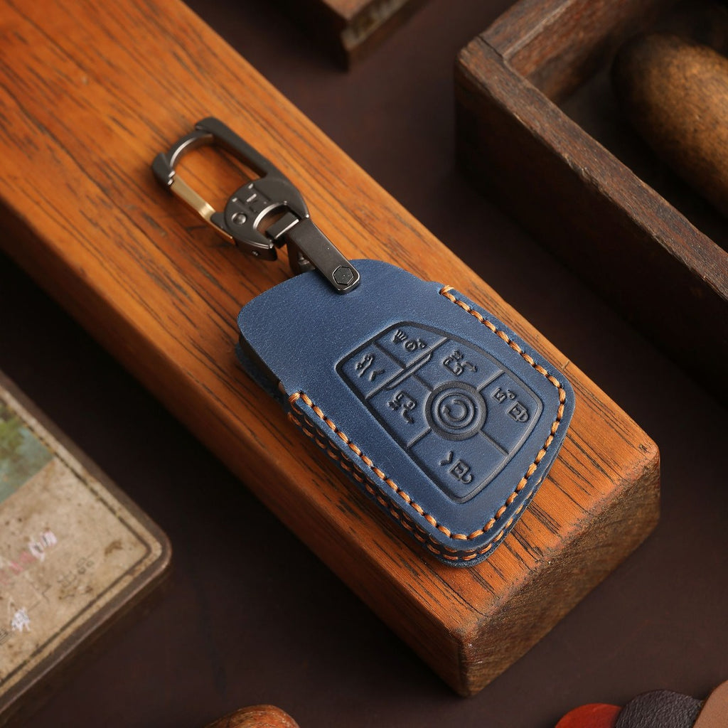 Étui de clé de voiture en cuir Buick Avenir GL8 Century
