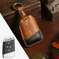 Carsine Volkswagen Sagitar Magotan Leather Car Key Cover 4 Button Brown / 4 Button
