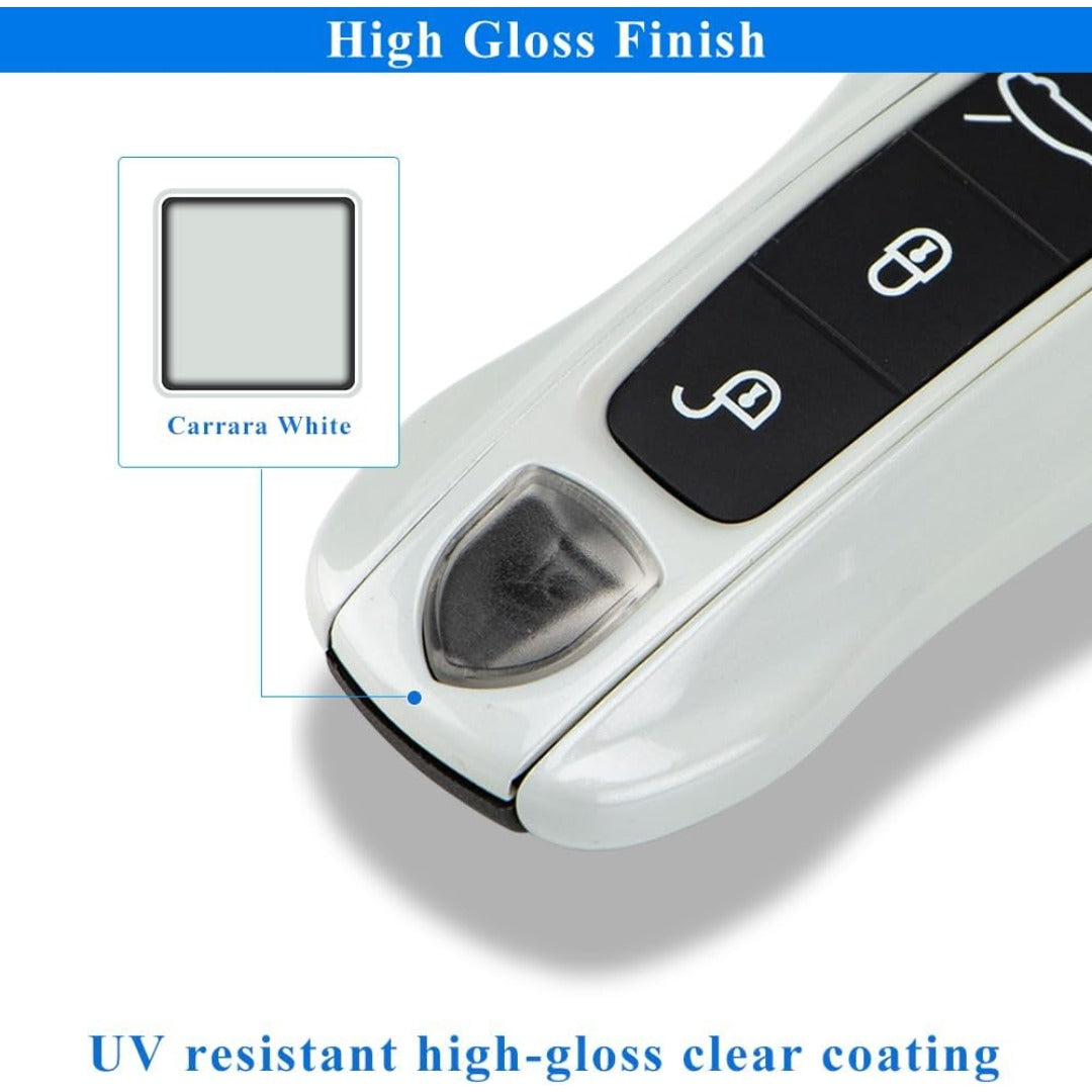 Coque de remplacement pour clé Porsche, 3 pièces, peinte 