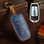 Étui en cuir pour clé de voiture Genesis GV70 GV80 G90 (4, 6 ou 8 boutons)