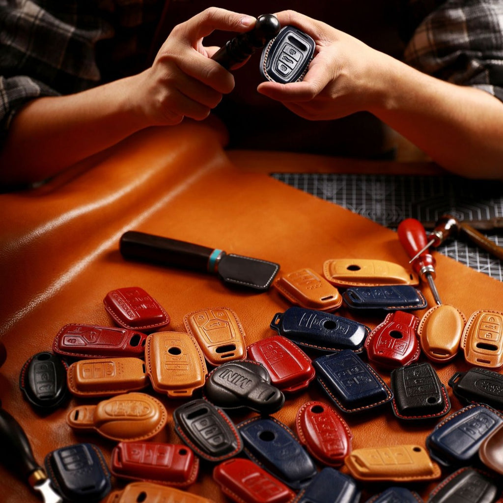 Luxuriöse Mercedes-Benz/Maybach Leder-Schlüsselhülle | Premium-Schutz für alle Modelle