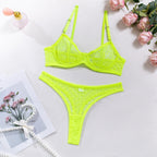 String à pois, ensemble de lingerie sexy 2 pièces