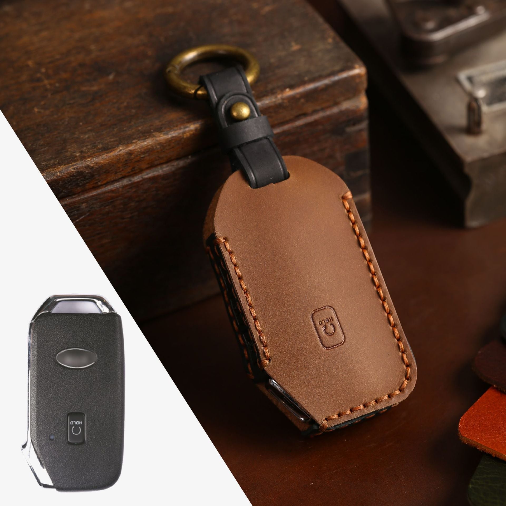 Kia Sorento Leder-Autoschlüsselhülle