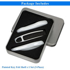 Porsche Schlüsselgehäuse-Ersatz, 3-teilig, lackierte Schlüsselabdeckung 