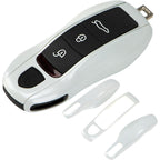 Porsche Key Shell Replacement 3-Piece Painted Key Fob Cover Shell