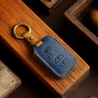 Étui de clé de voiture en cuir Crown pour Toyota Camry Highlander, 3 ou 4 boutons