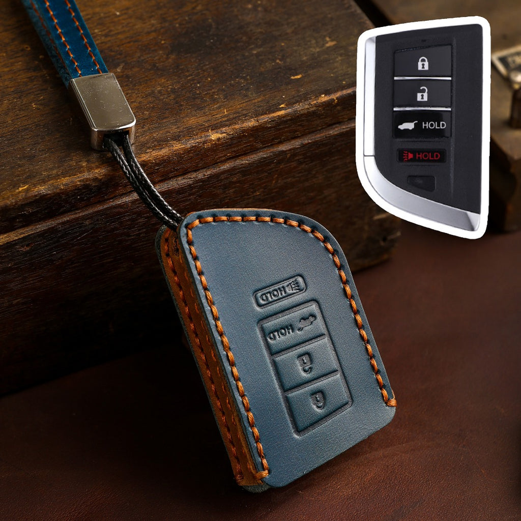 Étui à clés de voiture en cuir pour Acura RLX MDX CDX TLX-L NSX