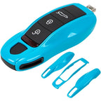 Porsche Key Shell Replacement 3-Piece Painted Key Fob Cover Shell