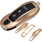 Porsche Key Shell Replacement 3-Piece Painted Key Fob Cover Shell