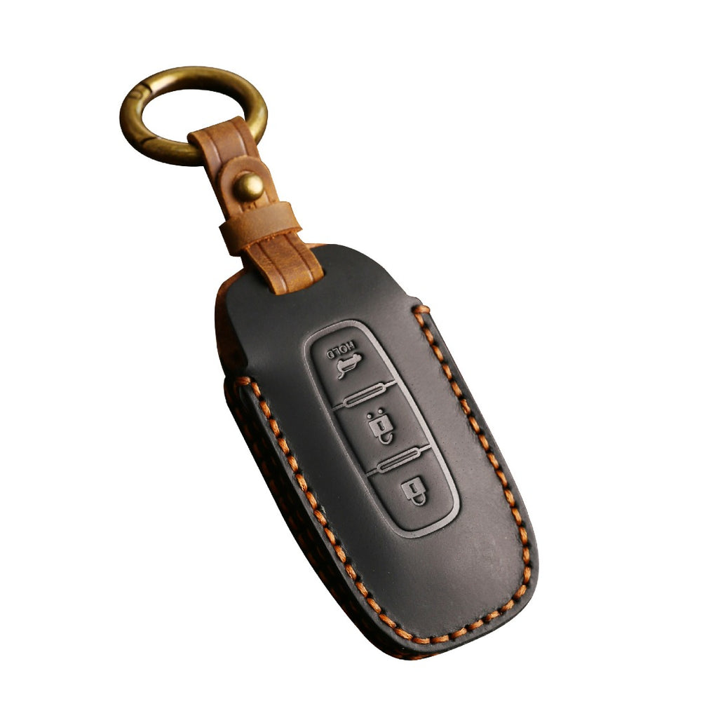 Nissan Teana Autoschlüsselhülle aus Leder für 2, 3, 4 und 5 Tasten