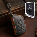 Carsine Acura RLX MDX CDX TLX-L NSX Leather Car Key Cover Black