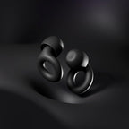 Carsine Ear Plugs – Ultra-Comfy Reusable 24dB (SNR) Noise-Reducing Earplugs for Sleep, Deep Focus, Travel, Noise Sensitivity, Flexible Hearing Protection, Customizable Fit Black