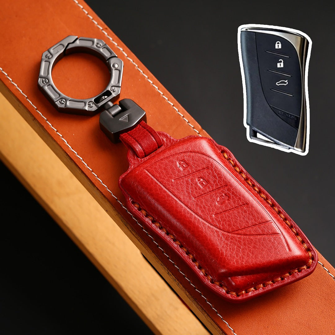 Luxury Lexus Key Fob Case - Handmade Genuine Leather Protector Cover |Fits All Models
