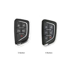 Étui en cuir pour clé de voiture Cadillac CT5 CT4 (5 ou 6 boutons)