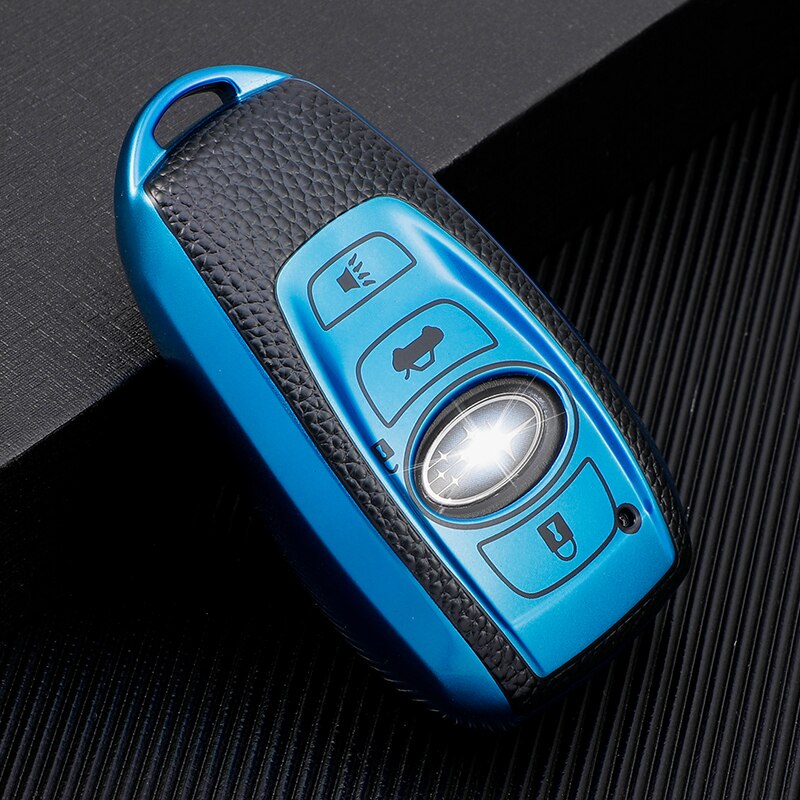 Carsine Subaru Car Key Case Blue