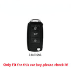 Carsine Volkswagen Car Key Case Golden Edge